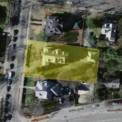 1038 Centre St, Newton MA 02459-1642 aerial view