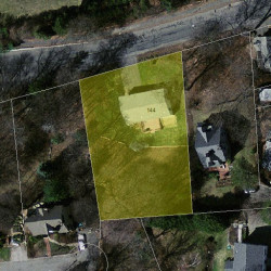 144 Austin St, Newton MA 02460-1849 aerial view