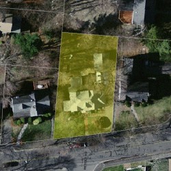 415 Ward St, Newton MA 02459-1240 aerial view