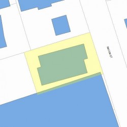 17 Bacon St, Newton MA 02458-1615 plot plan