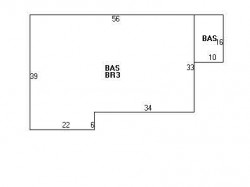 704 Walnut St, Newton MA  02459-1418 floor plan