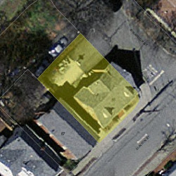 65 Clinton St, Newton MA  02458-1233 aerial view