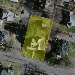 115 Hunnewell Ave, Newton MA 02458-2241 aerial view