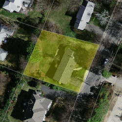 67 Oak Hill St, Newton MA  02459-3454 aerial view