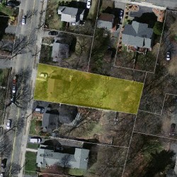 398 Lowell Ave, Newton MA 02460-2152 aerial view