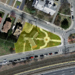 375 Auburn St, Newton MA 02466-1802 aerial view