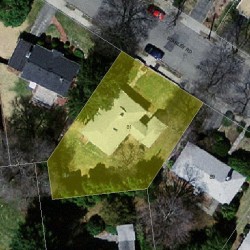 81 Stanley Rd, Newton MA 02468-2313 aerial view