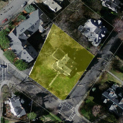 327 Franklin St, Newton MA 02458-2346 aerial view