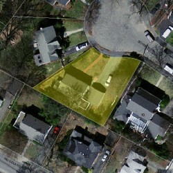 16 Bonmar Cir, Newton MA 02466-2708 aerial view