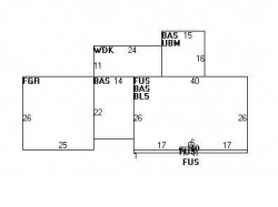 125 Countryside Rd, Newton MA  02459-2917 floor plan