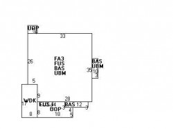 28 Bowdoin St, Newton MA  02461-1414 floor plan