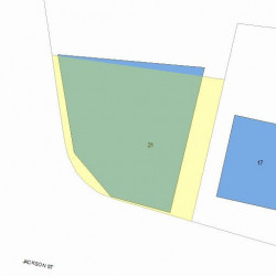 21 Jackson St, Newton MA 02459-2362 plot plan