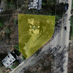 621 Walnut St, Newton MA 02460-2466 aerial view