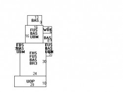 61 Churchill St, Newton MA 02460-1443 floor plan