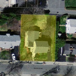 71 Oakdale Rd, Newton MA 02459-2659 aerial view