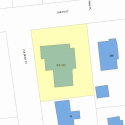 352 Cabot St, Newton MA 02460-2254 plot plan