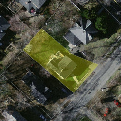 11 Knowles St, Newton MA  02459-2205 aerial view