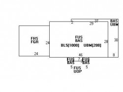 54 Hampshire St, Newton MA  02465-2935 floor plan