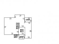 51 Fairmont Ave, Newton MA  02458-2505 floor plan
