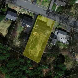41 Chatham Rd, Newton MA  02461-1009 aerial view