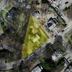 36 Howland Rd, Newton MA 02465-2938 aerial view