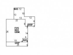 19 Fuller Ter, Newton MA 02465-1210 floor plan
