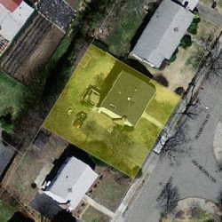 51 Dearborn St, Newton MA 02465-1533 aerial view