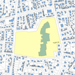 360 Lowell Ave, Newton MA 02460-1831 plot plan