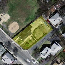 153 River St, Newton MA  02465-1429 aerial view