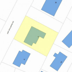 17 Boulevard Rd, Newton MA 02459-1203 plot plan