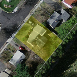 101 Spiers Rd, Newton MA  02459-3716 aerial view