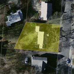 11 Ashford Rd, Newton MA  02459-1228 aerial view