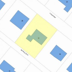 32 Kappius Path, Newton MA  02459-3713 plot plan
