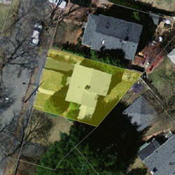 22 Bemis Rd, Newton MA 02460-1205 aerial view