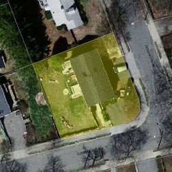 41 Fernwood Rd, Newton MA 02465-1807 aerial view