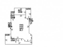 36 Plainfield St, Newton MA 02468-1633 floor plan