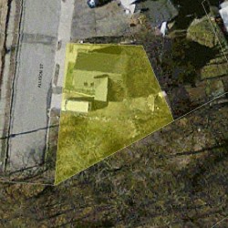 92 Allison St, Newton MA  02458-1028 aerial view