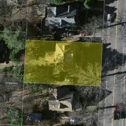 111 Parker St, Newton MA 02459-2545 aerial view