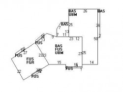 140 Oak Hill St, Newton MA 02459-3447 floor plan