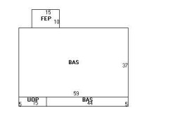 66 Hanson Rd, Newton MA  02459-3539 floor plan