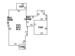 63 Gammons Rd, Newton MA 02468-1215 floor plan