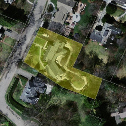 116 Dartmouth St, Newton MA  02465-2839 aerial view