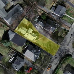 47 Hancock St, Newton MA 02466-2308 aerial view