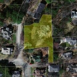 38 Bracebridge Rd, Newton MA 02459-1729 aerial view