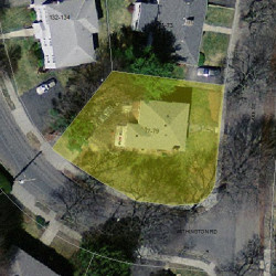 77 Blake St, Newton MA 02460-2005 aerial view