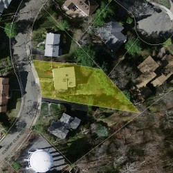 321 Country Club Rd, Newton MA  02459-3148 aerial view