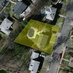 31 Bemis St, Newton MA  02460-1102 aerial view