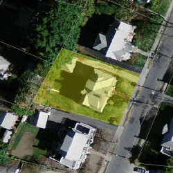 61 Prentice Rd, Newton MA 02459-1325 aerial view