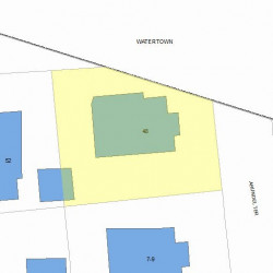 48 Boyd St, Newton MA 02458-1602 plot plan