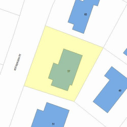 57 Fessenden St, Newton MA  02460-1119 plot plan